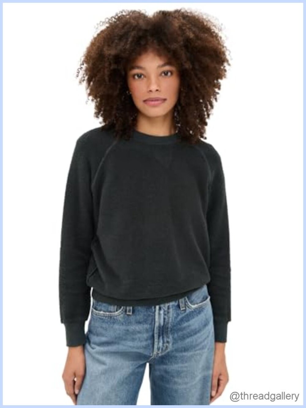 Lightweight Stretch Fleece Inside Out Crew Sweatshirt Slim Fit Pullover